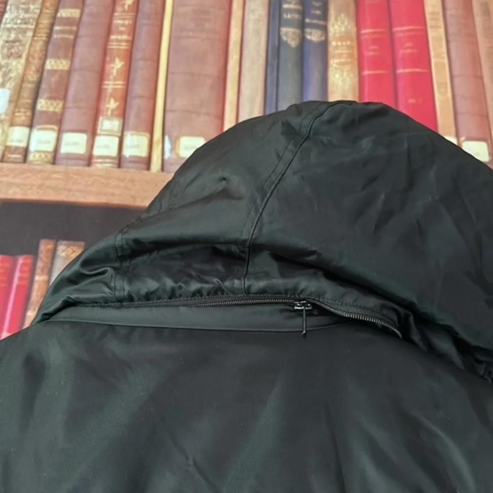 Vintage Green Bay Packers NFL Nylon Puffer Parka Coat Hood Green Football